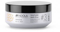 Indola Texture Soft Clay Глина для волос легкой фиксации, 85 мл
