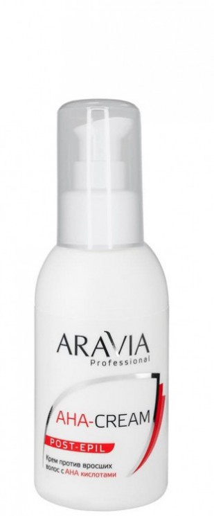 1032 Aravia Professional Крем против вросших волос с АНА кислотами, 100 мл