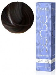 Sense De Luxe Крем-краска для волос, 5/0 Светлый шатен, 60 мл, SE5/0