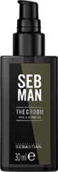 Seb Man The Groom Масло для волос и бороды, 30 мл