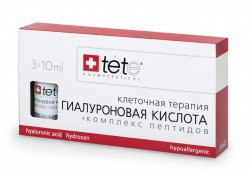 TETE Cosmeceutical Гиалуроновая кислота + комплекс пептидов 3*10 мл