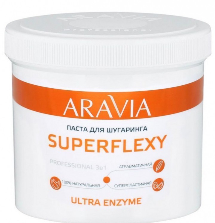1070 Aravia Professional Паста для шугаринга SuperFlexy Ultra Enzyme, 750 г