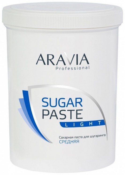 1055 Aravia Professional Сахарная паста для шугаринга "Легкая" средней консистенции, 1500 г
