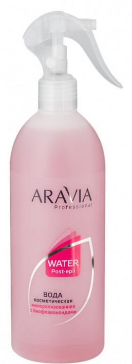 1038 Aravia Professional Вода косметическая минерализованная с биофлавоноидами после депиляции, 500 мл