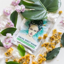 Маска для лица тканевая Зеленый чай для жирной и проблемной кожи Miss Laminaria (3 шт)