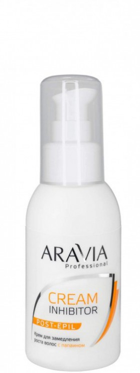 1031 Aravia Professional Крем для замедления роста волос с папаином, 100 мл