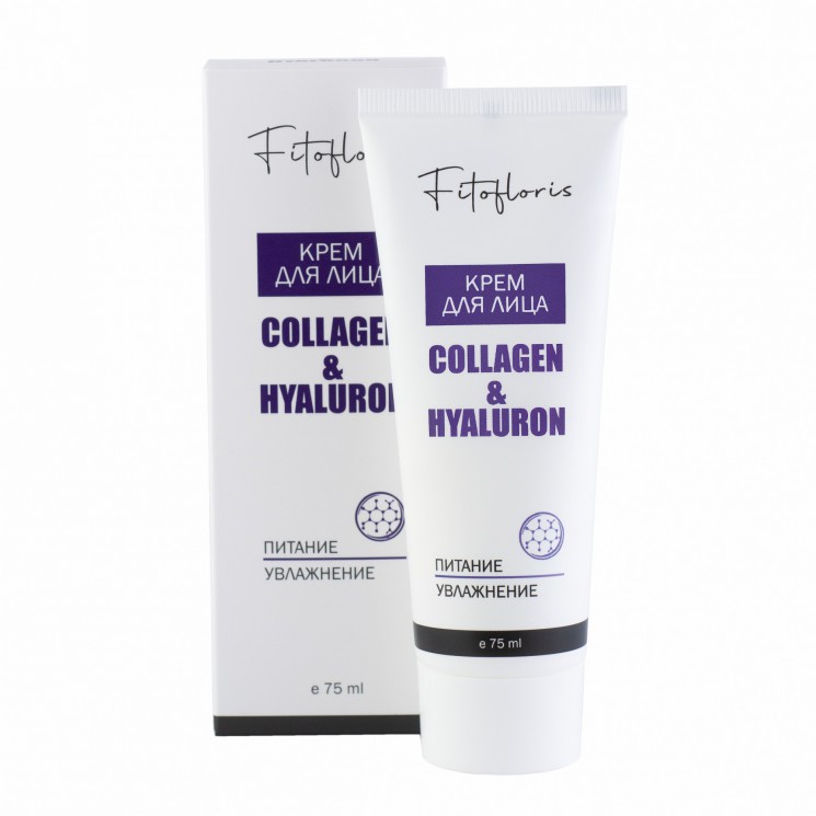 Крем для лица Collagen&Hyaluron "Фитофлорис", 75г