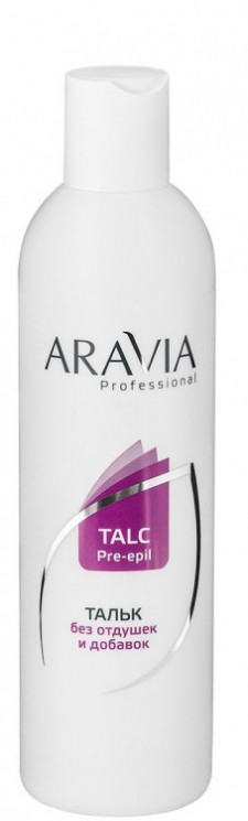1029 Aravia Professional Тальк без отдушек и добавок перед нанесением сахарной пасты или карамели, 300 мл