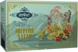 Травяной чай Алфит "Энергия Алтая", 20 фильтр-пакетиков (40 гр)