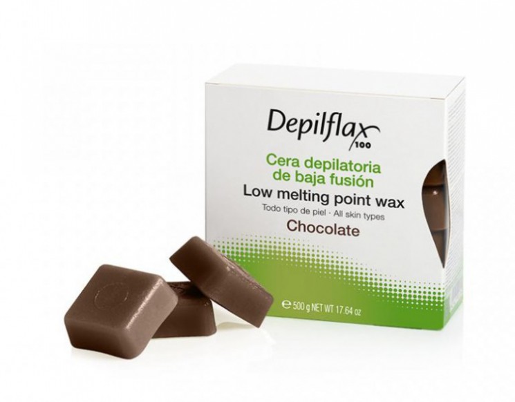 Depilflax Воск Шоколад EXTRA для сухой кожи, 500 г.