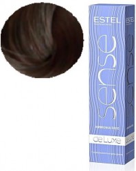Sense De Luxe Крем-краска для волос, 6/0 Темно-русый, 60 мл, SE6/0