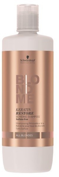 BlondMe Бондинг-шампунь кератиновое восстановление для волос блонд, 1000 мл