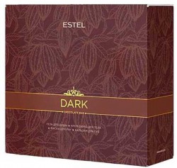 Estel Chocolatier Dark Chocolate Bar Набор: (гель/душ+скраб+бальзам для губ темный+маска для рук) CH/DCB