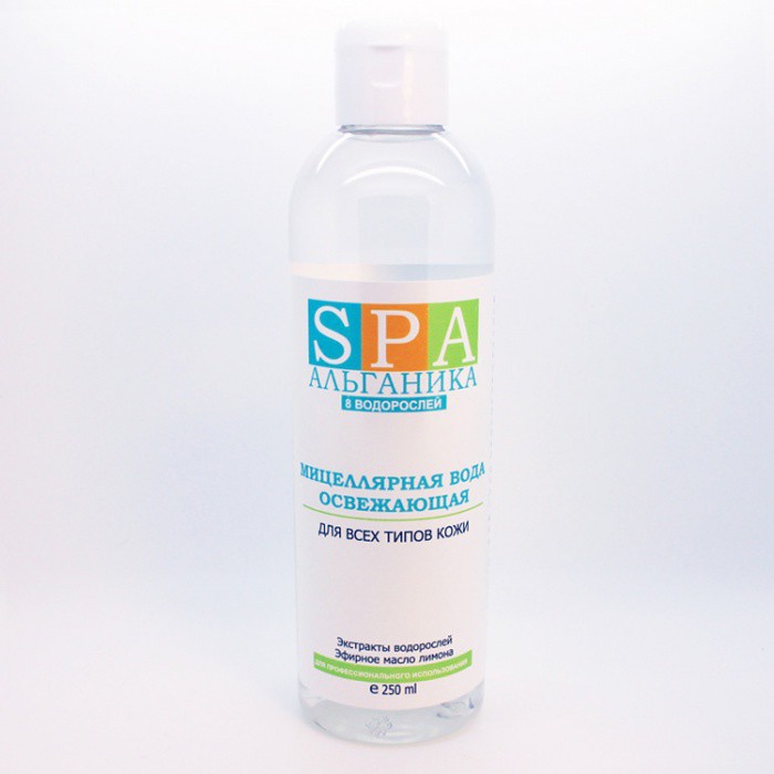 Мицеллярная вода освежающая для всех типов кожи SPA Альганика (250 мл)