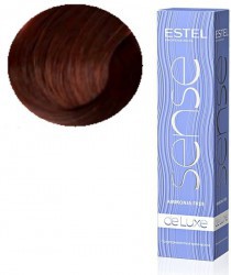 Sense De Luxe Крем-краска для волос, 6/43 Темно-русый медно-золотистый, 60 мл, SE6/43